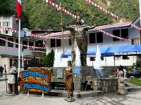 Aguas Calientes sculpture