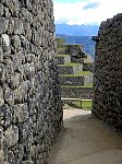 Machu Picchu from residential area