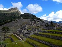 Machu Picchu from residential area