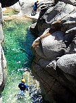 Canyoning at Geres National Park Waterfall