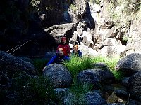 Canyoning happy customers and guide