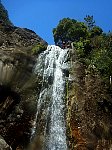 Canyoning at Geres National Park Waterfall