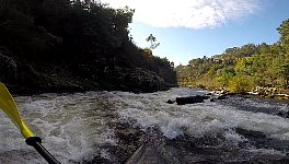 Entering the rapid