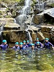 Group picture after first waterfall