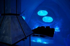 Ice hotel underwater suite