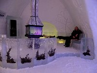 At the ice bar