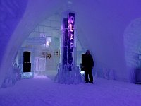 Ice hotel bar area - dance floor