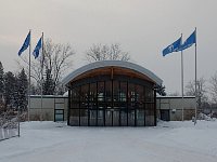 Ice hotel Entrance building