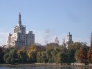 Free Press Building, Bucharest, seen from Herastrau Park
