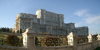 Palace of Parliament, Bucharest, back side