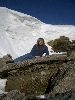 Relaxing in the snow