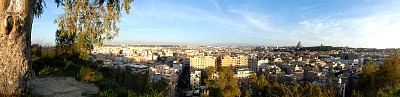 Rome city panorama