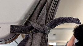 Non-working Velcro in airplane