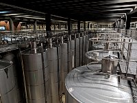 Wine production on an industrial scale