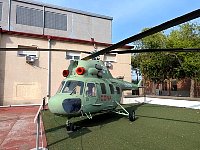 Helicopters at Madrid plane museum