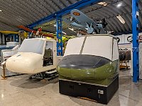 Helicopter simulators at Madrid plane museum