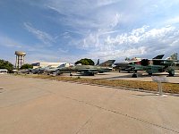 Standard set of cold war planes at Madrid plane museum
