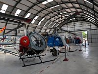 Helicopters at Madrid plane museum