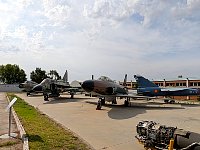 Saab Lansen and Saab Viggen at Madrid plane museum