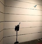 Rats at Banksy museum in Madrid