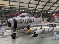 F-86F Sabre at Madrid plane museum
