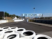 Jarama race track pit lane entrance