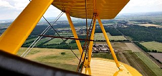 Flying near Bienenfarm airfield