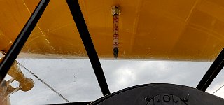 Boeing Stearman fuel display