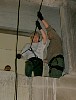 Indoor abseil