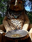 Troll with bird bath