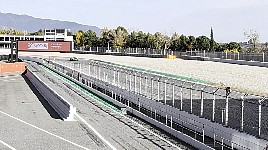 Cars on Circuit de Barcelona-Catalunya