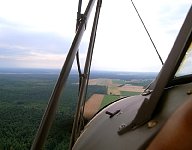 Tiger Moth close to airport