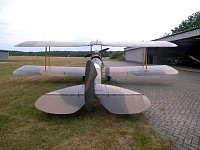 Tiger Moth near hangar