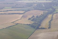 Tiger Moth in flight, seen from Dragon Rapide