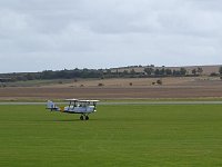 Tiger Moth landing at Duxford