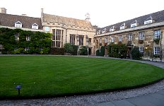 Christ's College courtyard.