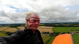 Windy on top of the plane