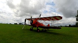 Wing walking plane