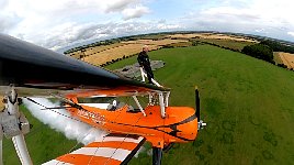 Wing walking and smoke machine