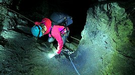 Slate mine ladder