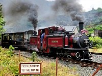 Ffestiniog railway train