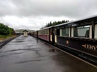 Ffestiniog railway train at Tanygrisiau