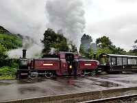 Ffestiniog railway train