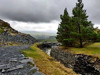 Outside slate mine