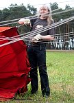 Blowing up the balloon