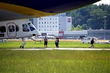 Zeppelin ready for boarding