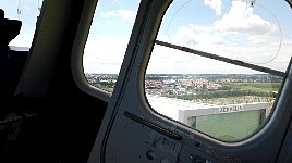 Hangar seen from Zeppelin