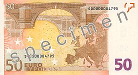 50 Euro note