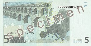 5 Euro note