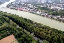 River Sieg close to the Rhine